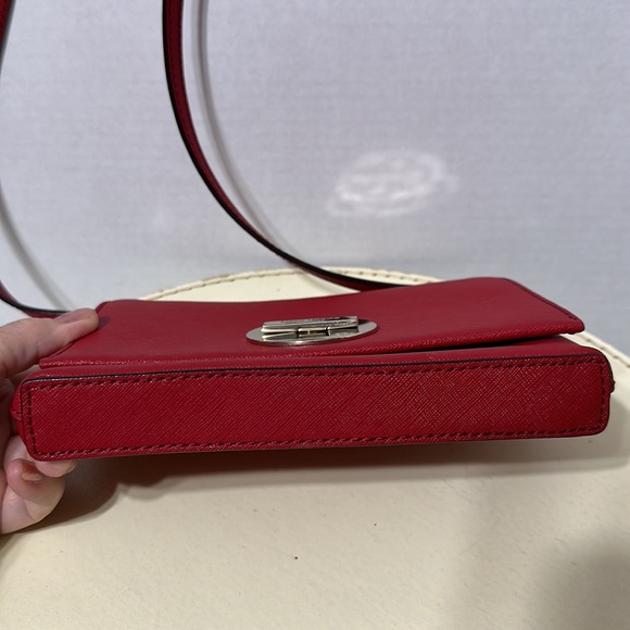 Kate Spade Red Leather Crossbody - Picture 4 of 13